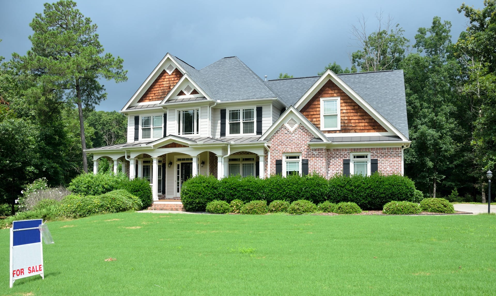 A house for sale in a desirable neighborhood