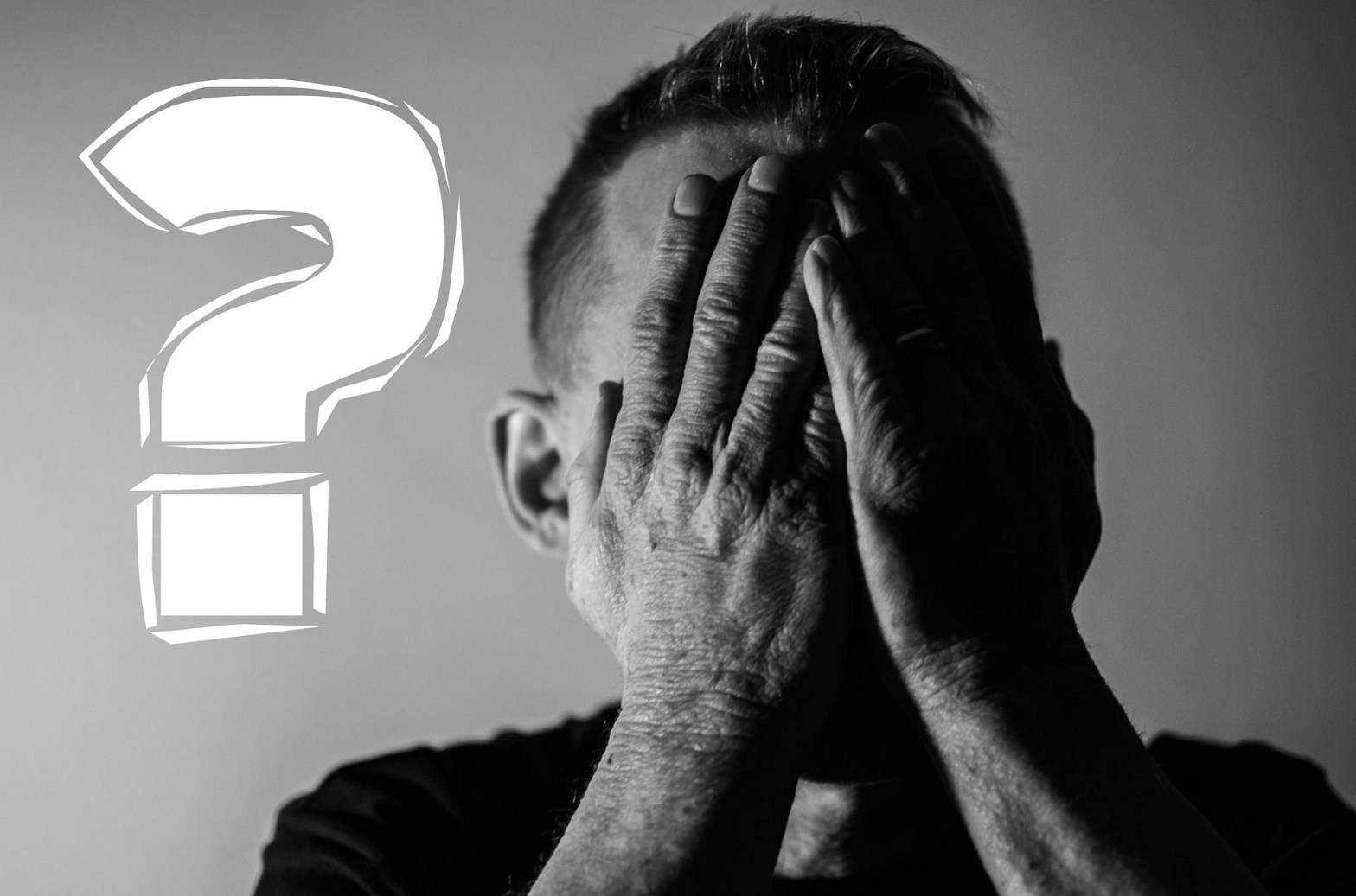 A man crying because his real estate deal fell through